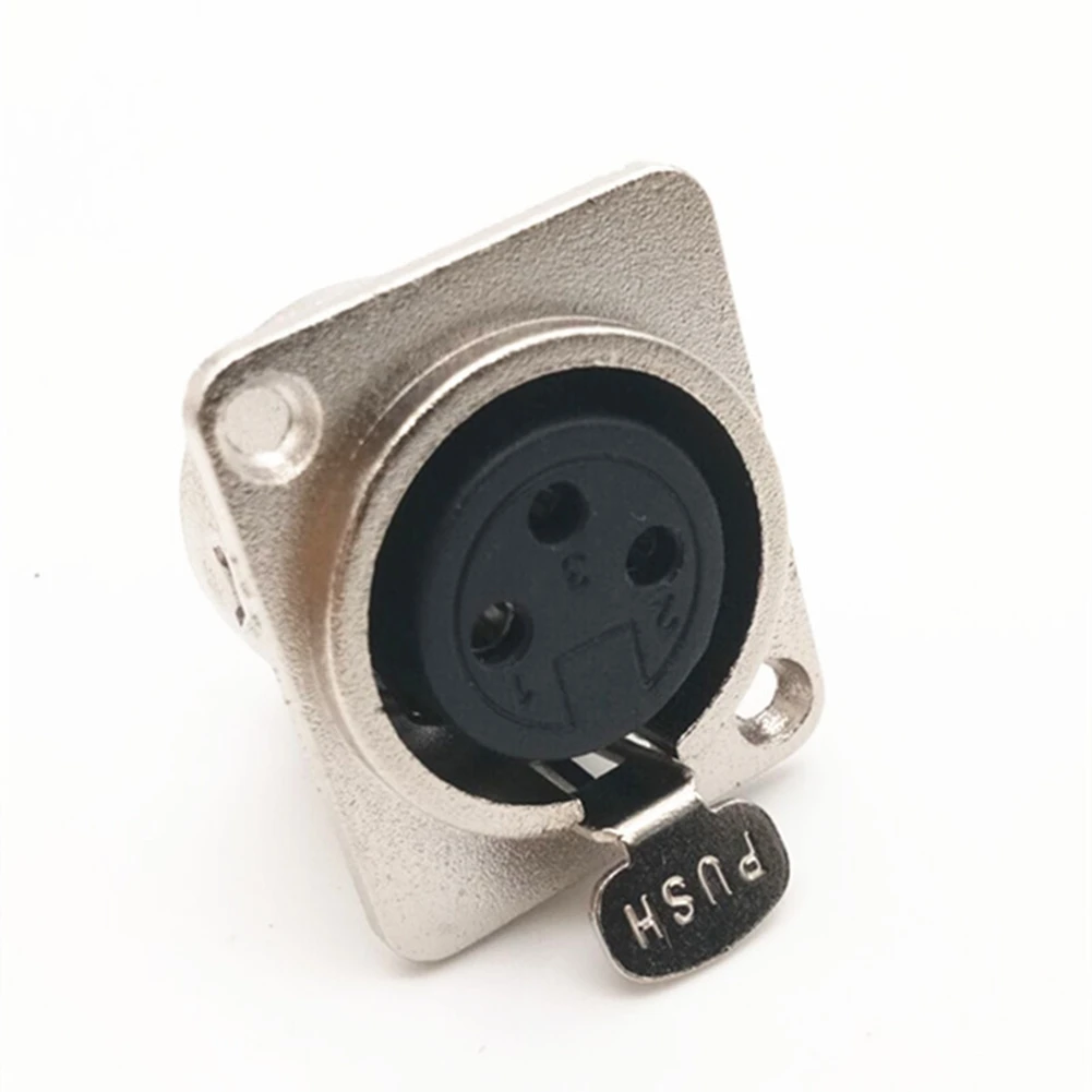 3Pin XLR гнездо Панельное Крепление Шасси гнездо микрофон разъем аудио разъем цинковый сплав Серебряный стеллаж
3Pin XLR гнездо Панельное Крепление Шасси гнездо микрофон разъем аудио разъем цинковый сплав Серебряный стеллаж