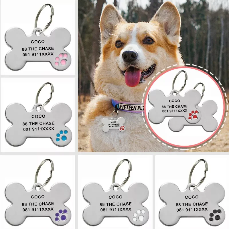 Personalized Dog Tag Address Tags for Dogs Id Tags Engraved Custom Dog Tag Dog Collar for Cats Dog Name Tag Pet Id Tag Collars
Personalized Dog Tag Address Tags for Dogs Id Tags Engraved Custom Dog Tag Dog Collar for Cats Dog Name Tag Pet Id Tag Collars