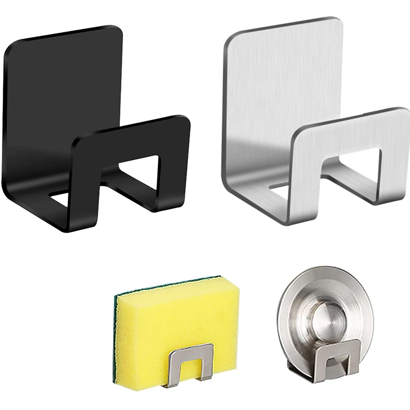 Kitchen Accessories Stainless Steel Sponge Holder Storage Holder Storage Organizer Self Adhesive Sink Sponges Drain Drying Rack
Kitchen Accessories Stainless Steel Sponge Holder Storage Holder Storage Organizer Self Adhesive Sink Sponges Drain Drying Rack