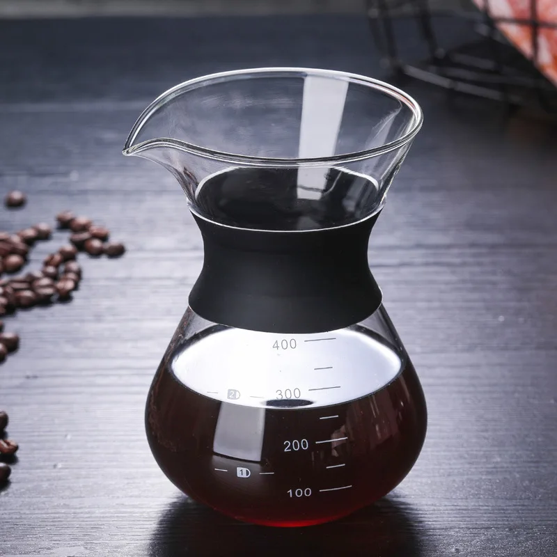 200ml/400ml High Borosilicate Glass Coffee Pot Silicone Coffee Cup Sharing Pot Household Coffee Utensils
200ml/400ml High Borosilicate Glass Coffee Pot Silicone Coffee Cup Sharing Pot Household Coffee Utensils