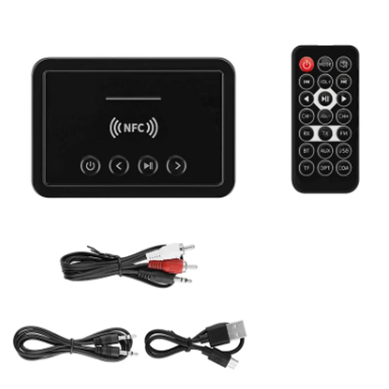 Bluetooth Audio Receiver BT5.0 FM Stereo AUX 3.5Mm Jack RCA Optical Wireless Handsfree Call Bluetooth Audio
Bluetooth Audio Receiver BT5.0 FM Stereo AUX 3.5Mm Jack RCA Optical Wireless Handsfree Call Bluetooth Audio