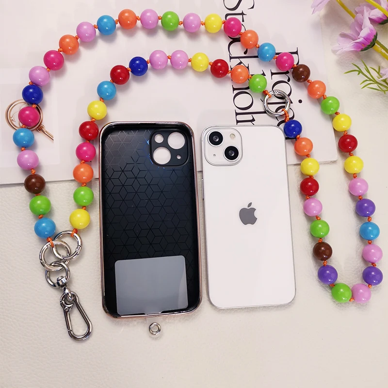 Crossbody Mobile Phone Lanyard Round Beads Anti-lost Chain Diagonal Pendant Shoulder Strap with Clip Universal Phone Lanyard
Crossbody Mobile Phone Lanyard Round Beads Anti-lost Chain Diagonal Pendant Shoulder Strap with Clip Universal Phone Lanyard