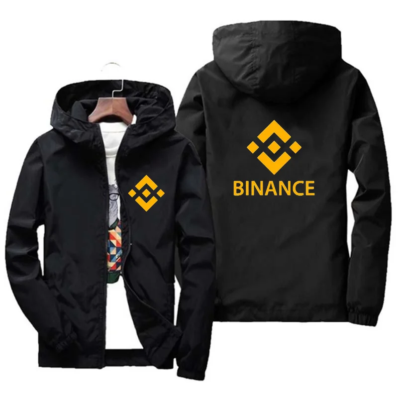 2022 New Binance Brand Jacket Men's trench Coat New 7 color Spring/summer Fashion Zipper Thin Jacket Men's Casual Hooded Jacket
2022 New Binance Brand Jacket Men's trench Coat New 7 color Spring/summer Fashion Zipper Thin Jacket Men's Casual Hooded Jacket