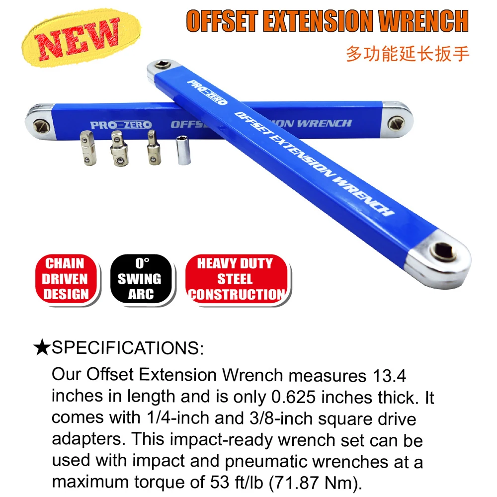 Extension Wrench Universal Multitool Compact Offset Extension Wrench Automotive Metal 39cm with Adapters Hand Tool Supplies
Extension Wrench Universal Multitool Compact Offset Extension Wrench Automotive Metal 39cm with Adapters Hand Tool Supplies