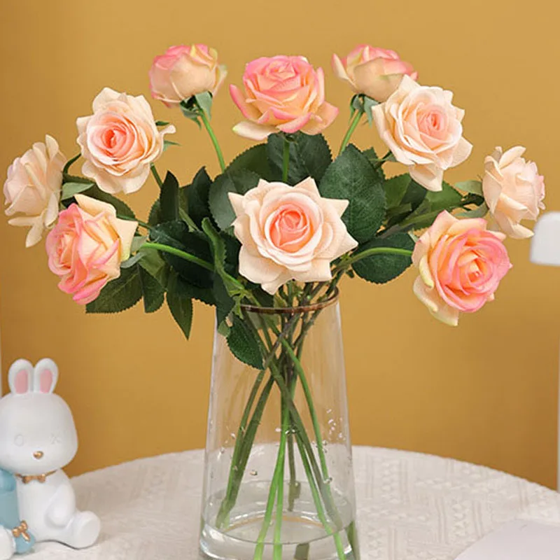 10Pcs Artificial Lover Rose Moisturizing Real Touch Fake Rose Flowers for Home Decor Wedding Bridal Bouquet Party Holiday Gift
10Pcs Artificial Lover Rose Moisturizing Real Touch Fake Rose Flowers for Home Decor Wedding Bridal Bouquet Party Holiday Gift