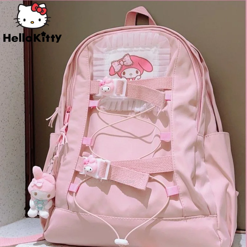 Милый рюкзак аниме Sanrio My Melody Y2k для девушек, модные розовые трендовые школьные сумки, женские сумки в Корейском стиле, вместительные сумки в ...
Милый рюкзак аниме Sanrio My Melody Y2k для девушек, модные розовые трендовые школьные сумки, женские сумки в Корейском стиле, вместительные сумки в ...