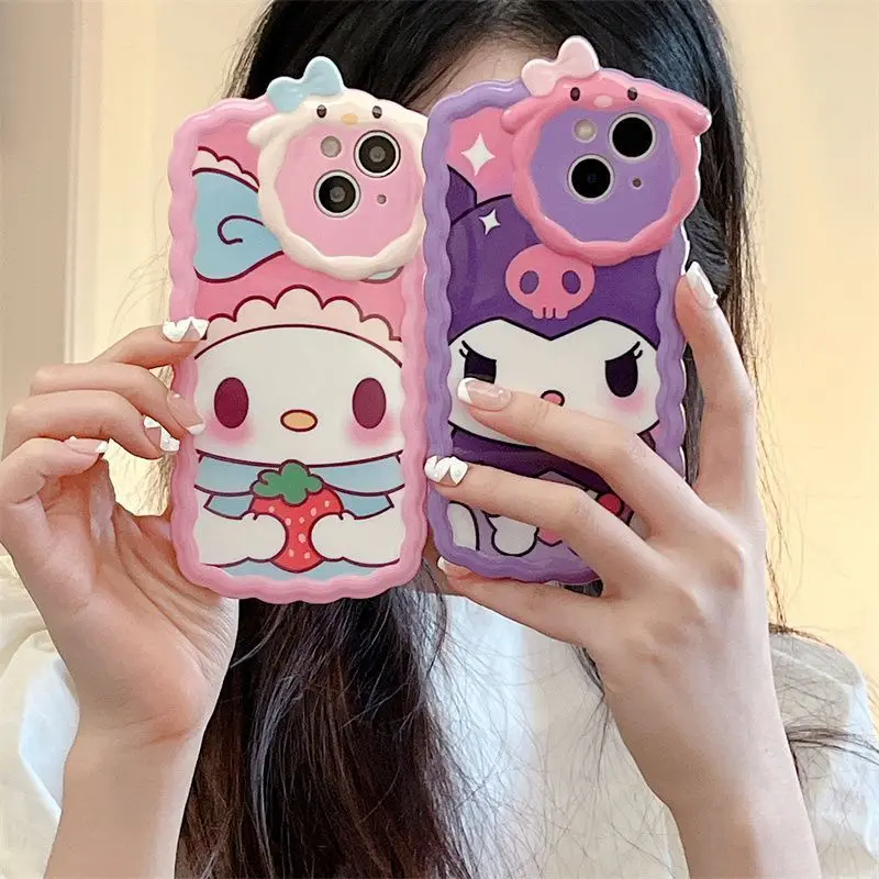 Original Sanrio my melody Kuromi Cartoon Anime Case for iPhone 14 13 11 12 Pro Max XS XR 7 8 Cute Soft Shock Sleeve Girls Gift
Original Sanrio my melody Kuromi Cartoon Anime Case for iPhone 14 13 11 12 Pro Max XS XR 7 8 Cute Soft Shock Sleeve Girls Gift