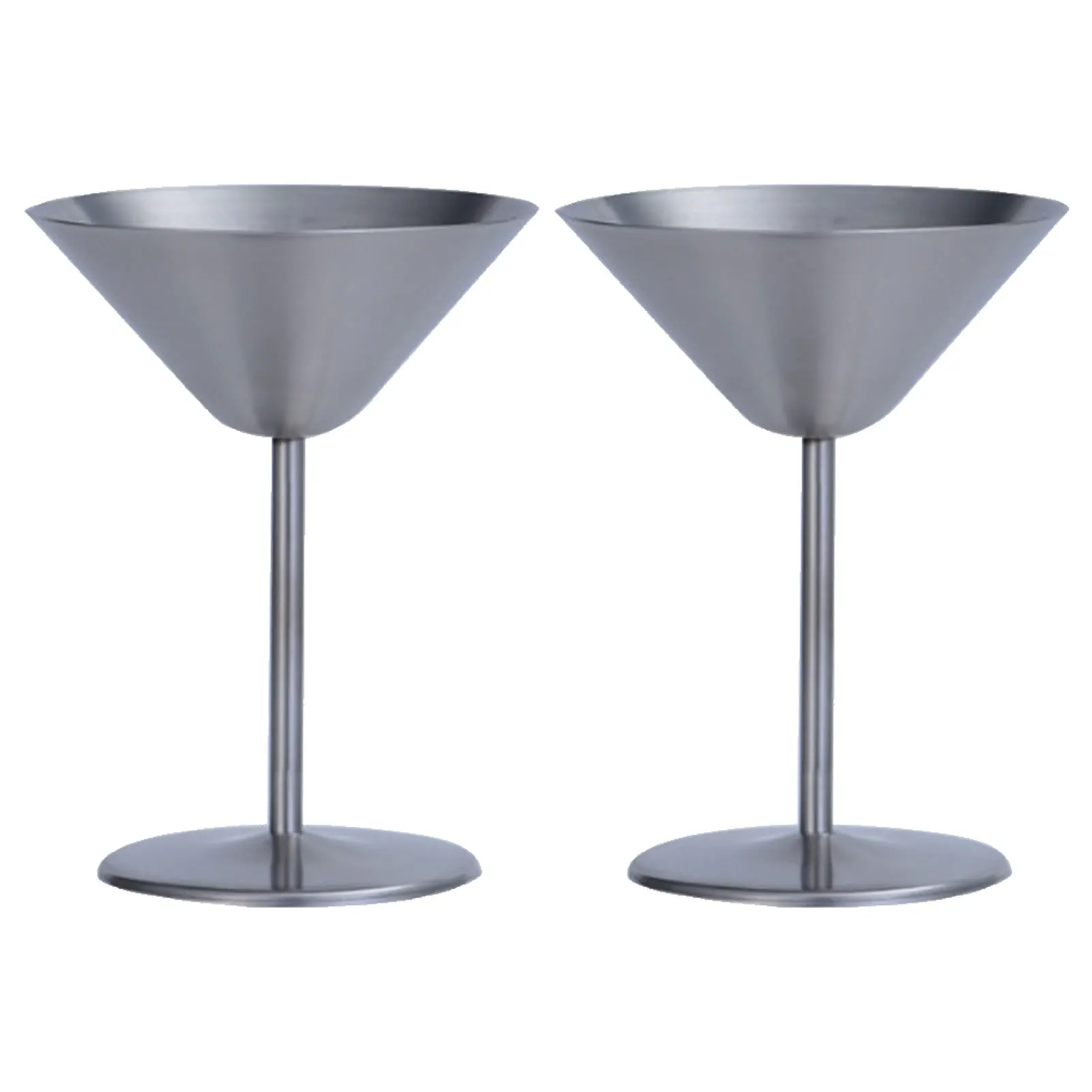 2pcs 240ml Martini Cocktail Glasses Wine Champagne Stainless Steel Drinking Cup Home Shatterproof Bar Anniversary Party Supplies
2pcs 240ml Martini Cocktail Glasses Wine Champagne Stainless Steel Drinking Cup Home Shatterproof Bar Anniversary Party Supplies