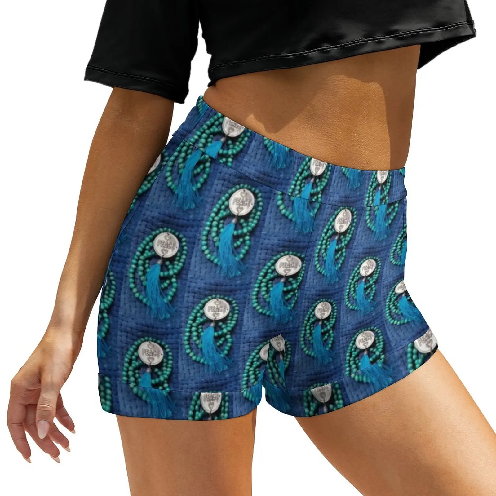 Peace Beads of Hope Shorts High Waist Sexy Shorts Korean Fashion Oversized Short Pants Summer Print Bottoms
Peace Beads of Hope Shorts High Waist Sexy Shorts Korean Fashion Oversized Short Pants Summer Print Bottoms