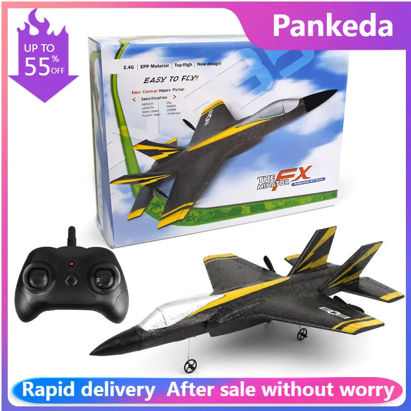 

F35 RC Airplane RC Plane RC Aircraft 2.4Ghz Remote Control Foam Glider RC Glider Plane Fixed Wing Airplane Toys for Kids Adult
