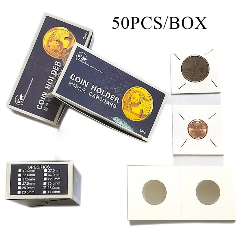 12 Specifications Coin Holders Stamp Holder Cover Coin Supplies Storage Square Cardboard Case Coin Album Collection Clip Flip
12 Specifications Coin Holders Stamp Holder Cover Coin Supplies Storage Square Cardboard Case Coin Album Collection Clip Flip