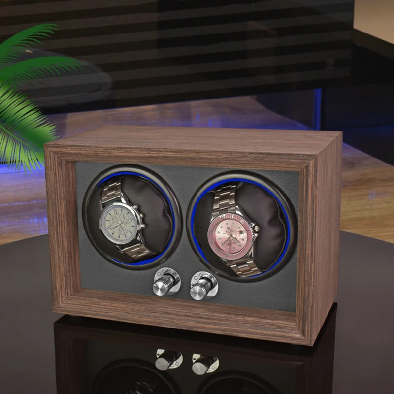 Wood Watch Winders for Automatic Watches Mechanical Electric Grilles Storage Box Rotating Watch Winder 2 Watches Case Gift
Wood Watch Winders for Automatic Watches Mechanical Electric Grilles Storage Box Rotating Watch Winder 2 Watches Case Gift