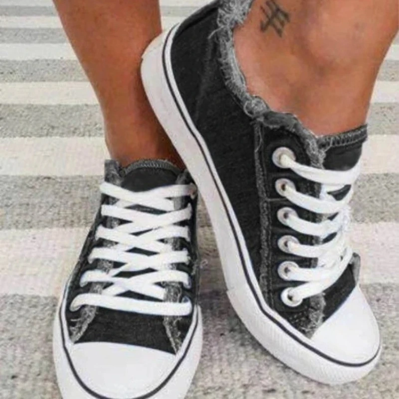 Canvas Shoes for Women's Retro Trendy Breathable Comfortable Sneakers Lace-up Flat Sports Vulcanize Shoes Plus Size
Canvas Shoes for Women's Retro Trendy Breathable Comfortable Sneakers Lace-up Flat Sports Vulcanize Shoes Plus Size