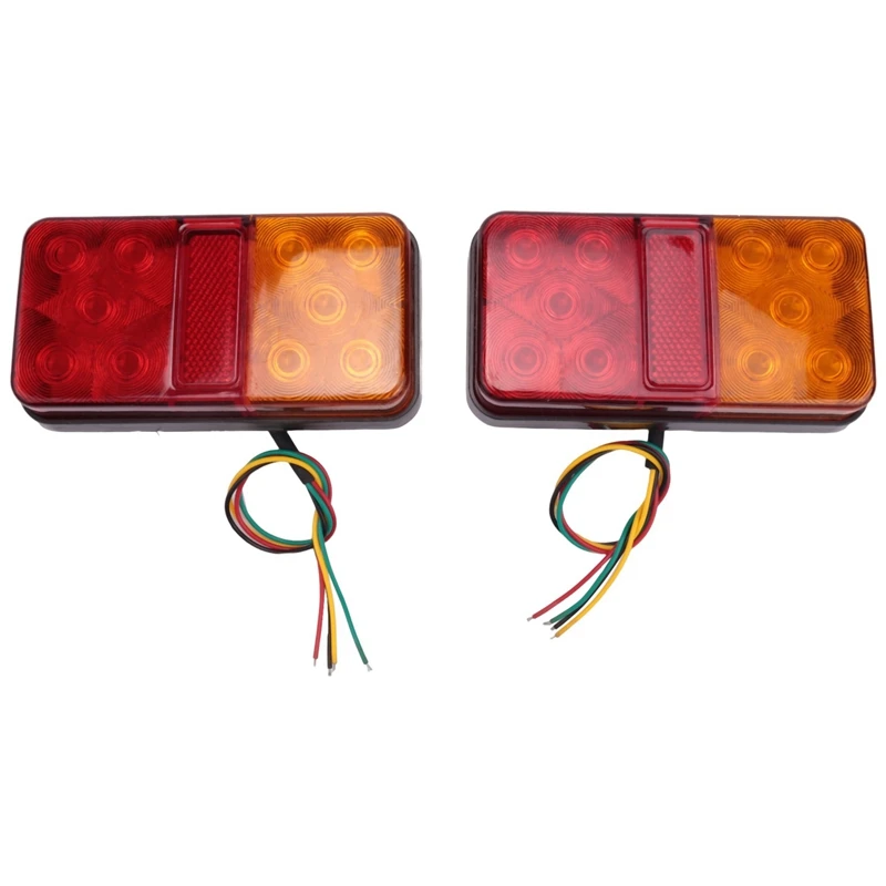 2Pcs Car LED Trailer Tail Light 12V-80V Truck Side Light 10LED Truck Turn Signal Light For Truck Boat Pickup RV UTV
2Pcs Car LED Trailer Tail Light 12V-80V Truck Side Light 10LED Truck Turn Signal Light For Truck Boat Pickup RV UTV