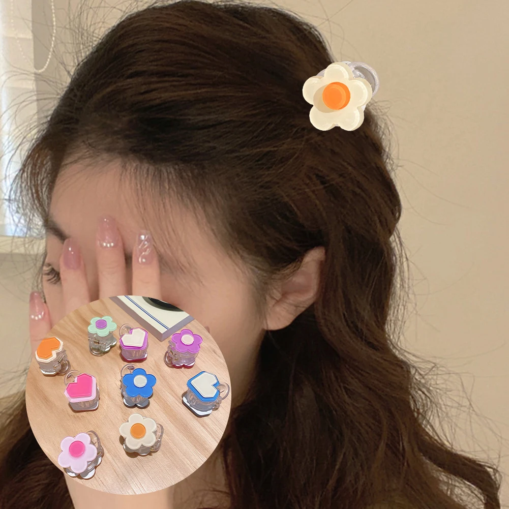 1PCS Hair Clip Braided Hair Small Flower Hair Buttons Hairpin Girl Cute Headdress Girl Mini Hair Claw Hair Accessories
1PCS Hair Clip Braided Hair Small Flower Hair Buttons Hairpin Girl Cute Headdress Girl Mini Hair Claw Hair Accessories