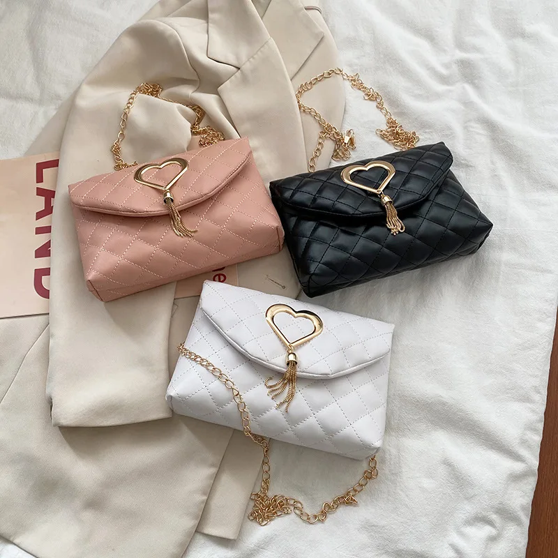 2021 new diamond-shaped metal chain bag Casual women's handbag small shoulder bag cross body bag heart fringe bag women's bag
2021 new diamond-shaped metal chain bag Casual women's handbag small shoulder bag cross body bag heart fringe bag women's bag