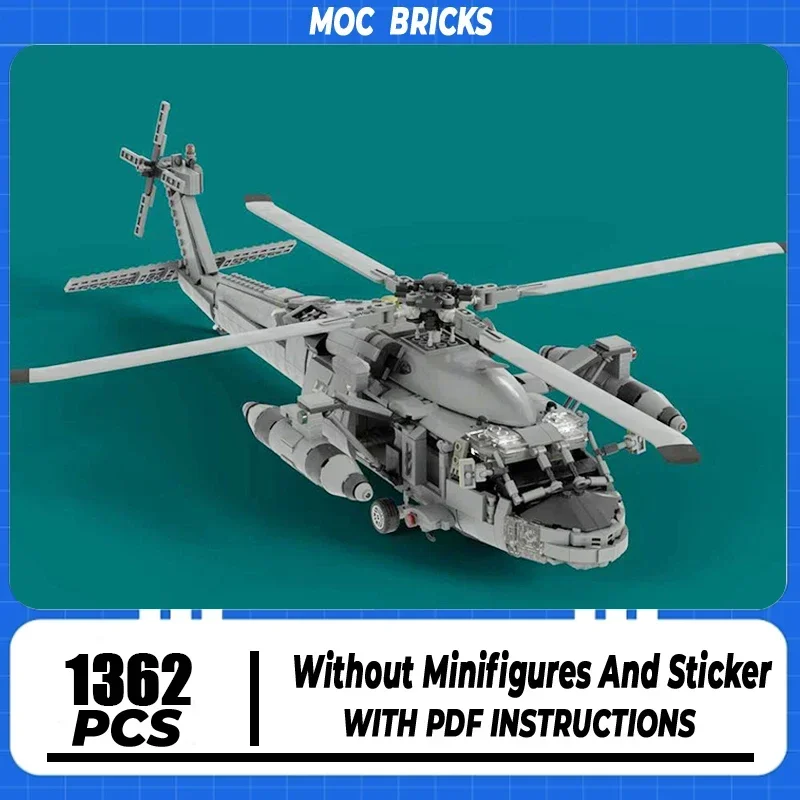 Военная серия Moc строительные блоки UH-60L боевой модели технологии сборки Arcraft игрушки для праздничных подарков
Военная серия Moc строительные блоки UH-60L боевой модели технологии сборки Arcraft игрушки для праздничных подарков