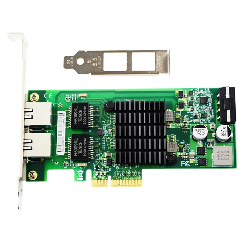 Gigabit Ethernet конвертированный сетевой адаптер 82576 чип, двойные медные порты RJ45, PCI-Ex4, NA82576-T2POE
Gigabit Ethernet конвертированный сетевой адаптер 82576 чип, двойные медные порты RJ45, PCI-Ex4, NA82576-T2POE