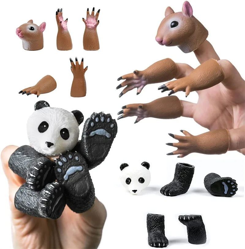 Animal Finger Puppet Hand Novelty Toys Cute Panda Shiba Inu Squirrel Finger Dolls Role Play Props Toys for Kids Gifts
Animal Finger Puppet Hand Novelty Toys Cute Panda Shiba Inu Squirrel Finger Dolls Role Play Props Toys for Kids Gifts