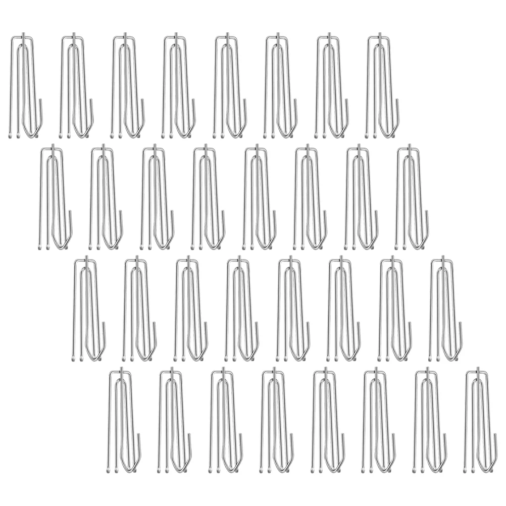 30 Pcs Hook Clip Curtain Curtains Slip Drapery Stainless Steel Pleated Hooks
30 Pcs Hook Clip Curtain Curtains Slip Drapery Stainless Steel Pleated Hooks