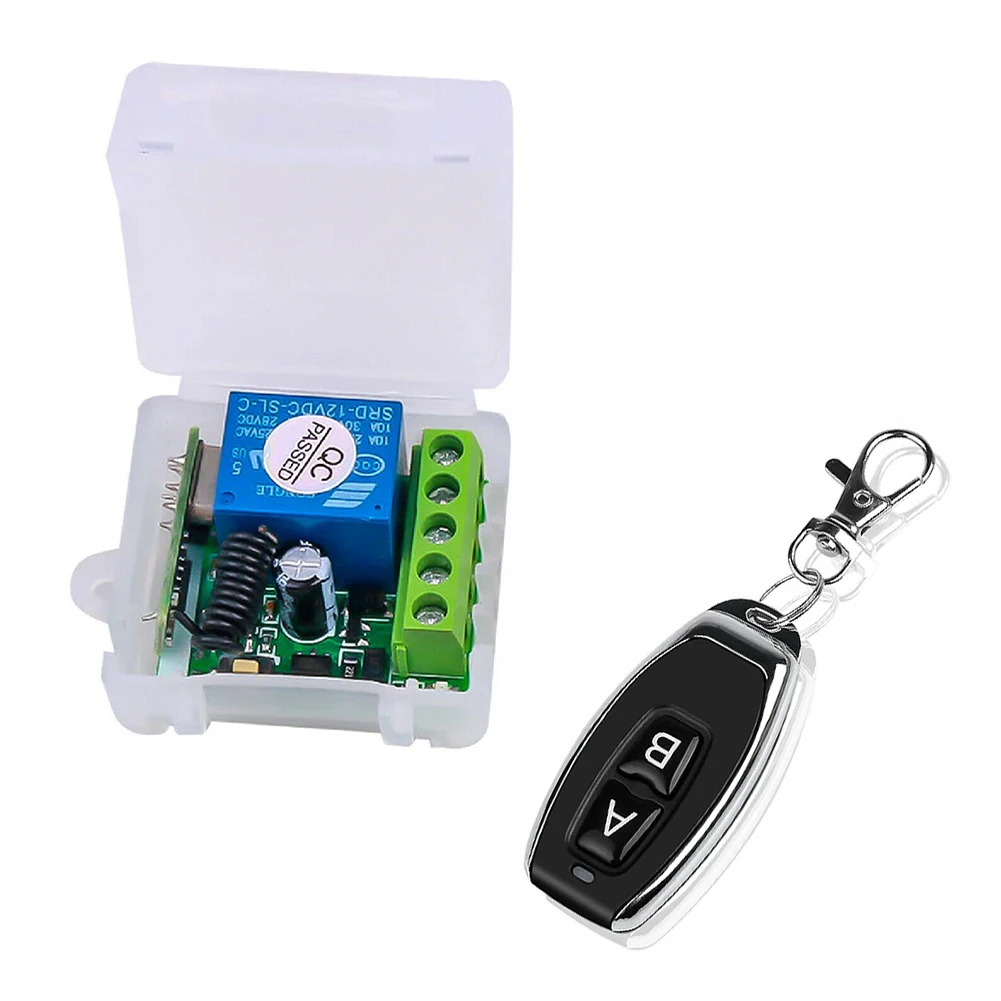 Door Remotes Control 12V Relay 1CH Wireless RF Garage Door Remote Control Switch Receiver Transmitter Home Equipment
Door Remotes Control 12V Relay 1CH Wireless RF Garage Door Remote Control Switch Receiver Transmitter Home Equipment