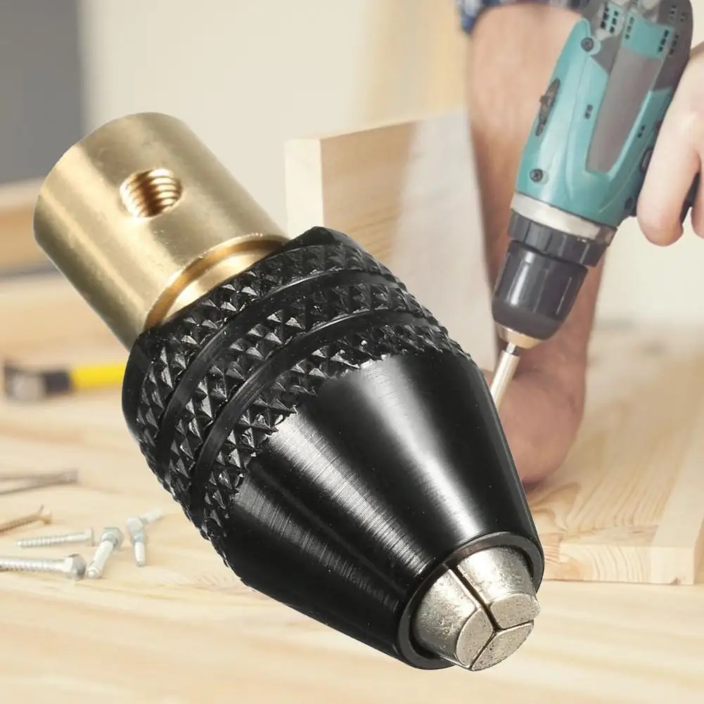 Drill Chuck Professional Brass Tail Anti-rust Three-jaw Head Drill Chuck for Carpenter Drill Adapter Drill Chuck Bit
Drill Chuck Professional Brass Tail Anti-rust Three-jaw Head Drill Chuck for Carpenter Drill Adapter Drill Chuck Bit