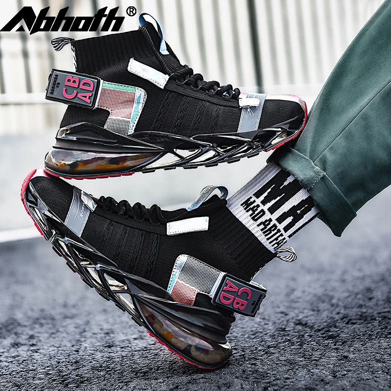 Abhoth Men's Shoes High-top Elastic Socks Shoes Summer Height All-match Blade Sports Mandarin Duck Tide Shoes Casual Shoes
Abhoth Men's Shoes High-top Elastic Socks Shoes Summer Height All-match Blade Sports Mandarin Duck Tide Shoes Casual Shoes