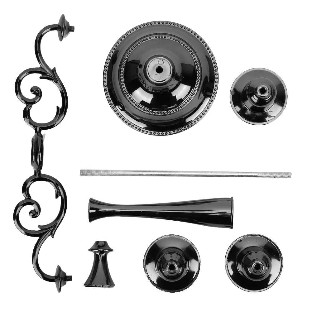 European Style Romantic Candle Holder Candlestick for Dinner Home Hotel Wedding Restaurant3 Heads Black
European Style Romantic Candle Holder Candlestick for Dinner Home Hotel Wedding Restaurant3 Heads Black