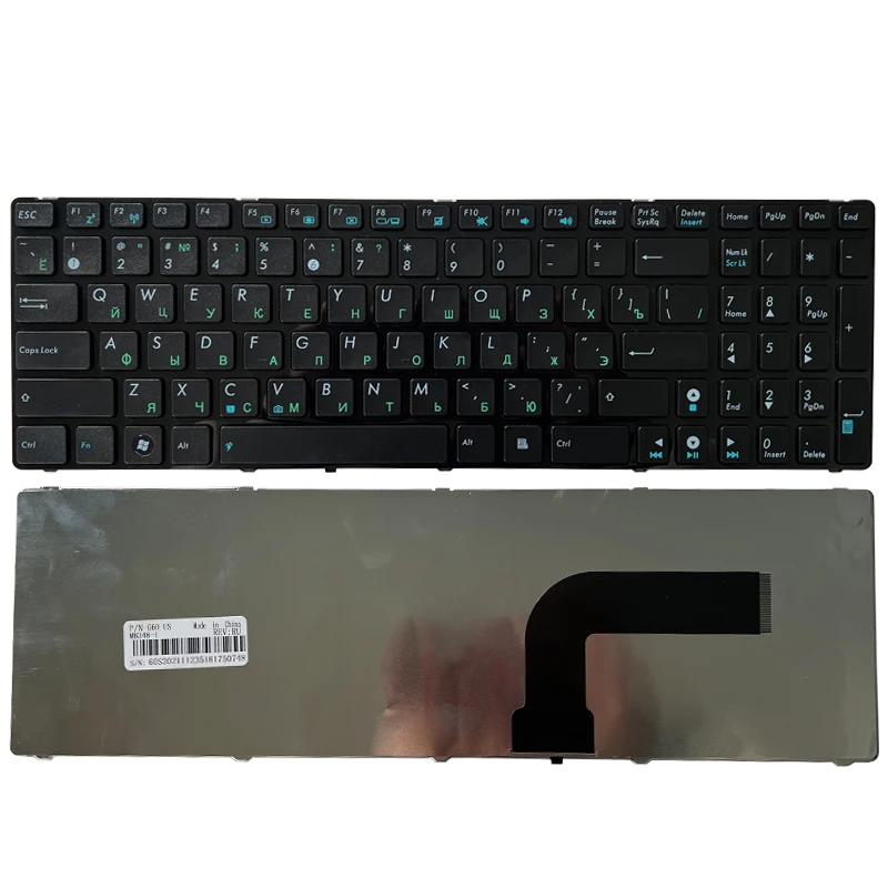 

Russian Keyboard FOR ASUS X61Q X61S X61Sf X61SL X61Sv X61Z X75 X75A X75Vd X75Sv X75U X75VB X75VC RU Laptop With frame Black