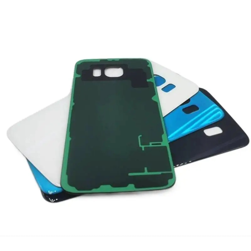 Крышка батарейного отсека для Samsung S6 Edge Plus edge + G920 G925 G928 задняя крышка стеклянный