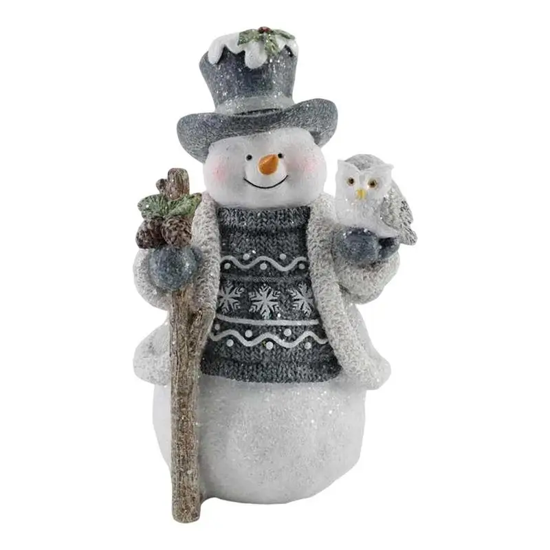 Resin Snowman Figurines Snowman Indoor Christmas Decoration Home Snowmen Figurines Winter Ornaments For Room Tabletop
Resin Snowman Figurines Snowman Indoor Christmas Decoration Home Snowmen Figurines Winter Ornaments For Room Tabletop