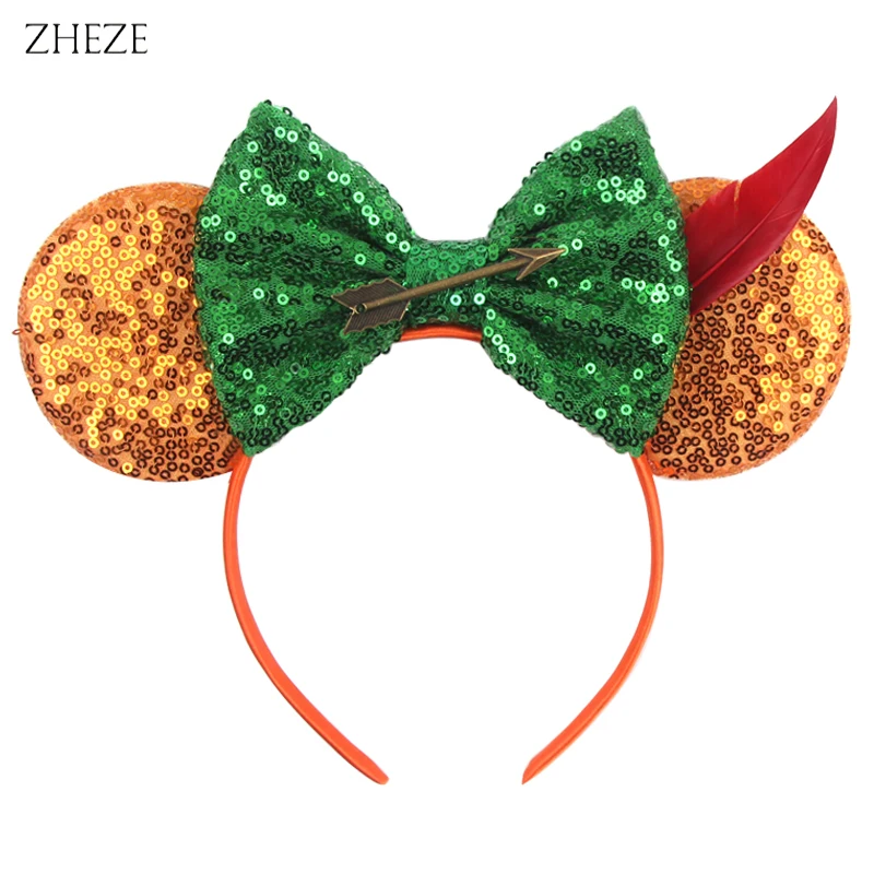 1Pc Green Sequins Big Bow Mouse Ears Headband With Chic Feather Glitter Hairband For Girls Festival DIY Hair Accessories
1Pc Green Sequins Big Bow Mouse Ears Headband With Chic Feather Glitter Hairband For Girls Festival DIY Hair Accessories