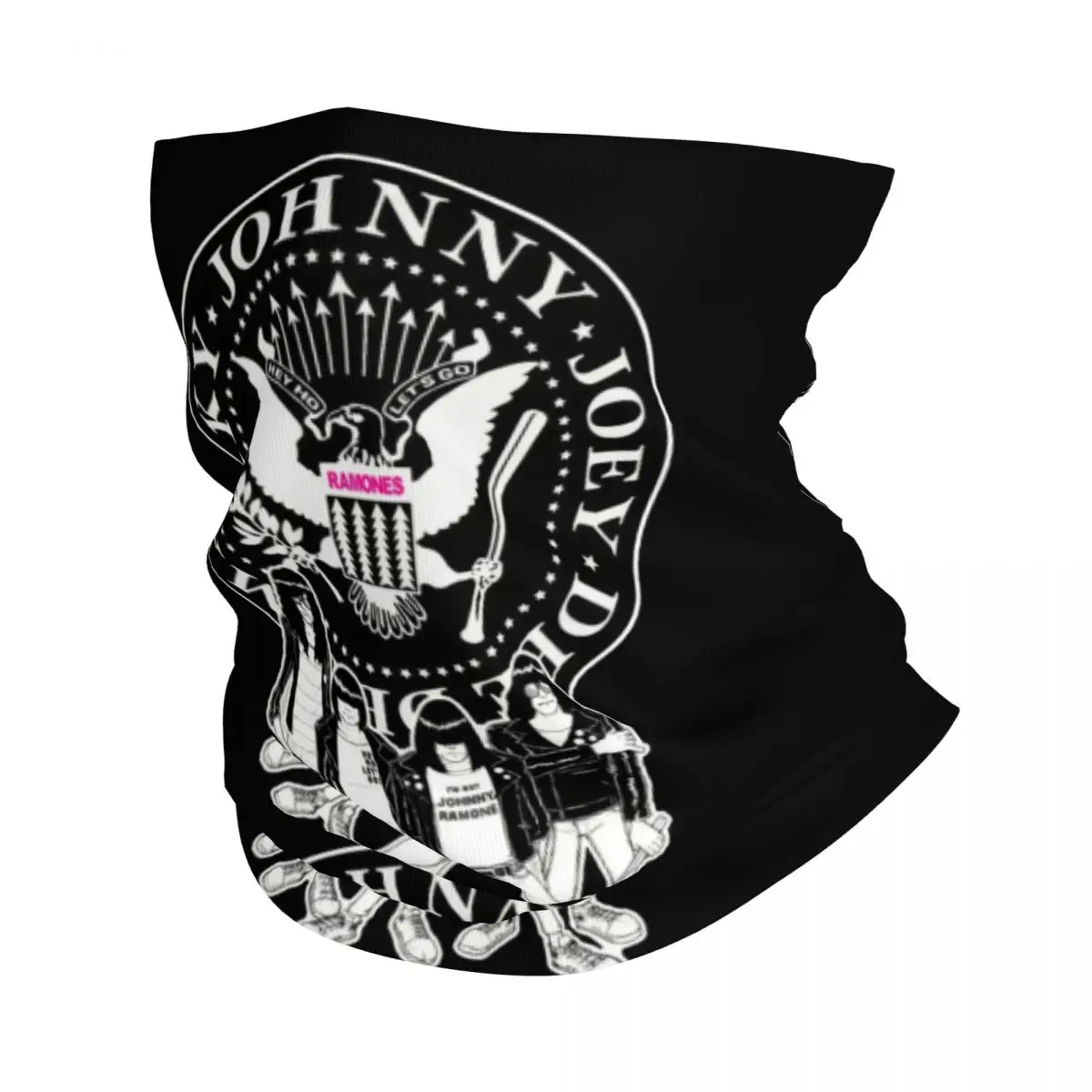 

Бандана Ramone для музыкальной группы, накидка на шею, маска из тяжелого металла, шарф, многофункциональная дышащая маска для рыбалки для мужчин, женщин и взрослых