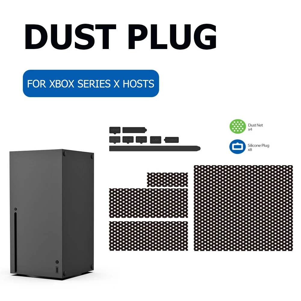Anti-Dust Filter Net Game Console Dust Cover Protector Dustproof Suit Kit for Xbox Series X Console Accessories
Anti-Dust Filter Net Game Console Dust Cover Protector Dustproof Suit Kit for Xbox Series X Console Accessories