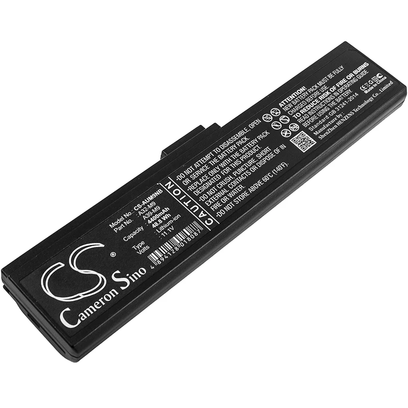 CS 4400 мАч батарея для ноутбука Asus M9,M9A,M9F,M9J,M9V,W7,W7F,W7J,W7S,W7SG 70-NDQ1B2000,70-NHQ2B1000M,90-NDQ1B1000,A33-W7
CS 4400 мАч батарея для ноутбука Asus M9,M9A,M9F,M9J,M9V,W7,W7F,W7J,W7S,W7SG 70-NDQ1B2000,70-NHQ2B1000M,90-NDQ1B1000,A33-W7