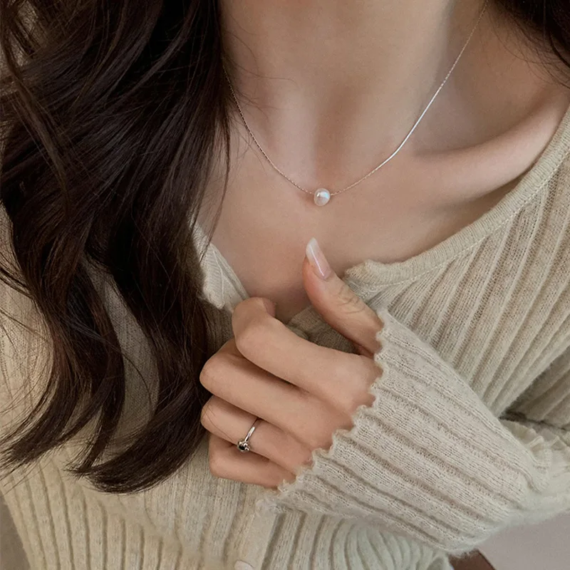 Minimalist pearl 925sterling silver dangle earring New niche design sense of cold wind necklace chain senior female clavicle
Minimalist pearl 925sterling silver dangle earring New niche design sense of cold wind necklace chain senior female clavicle