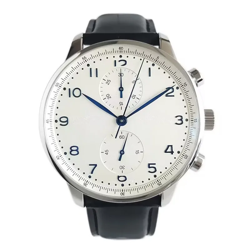 Top Luxury Brand High Quality Dial 41mm Chronograph Portuguese series Leather Automatic mechanical Watch for Men Wristwatch
Top Luxury Brand High Quality Dial 41mm Chronograph Portuguese series Leather Automatic mechanical Watch for Men Wristwatch