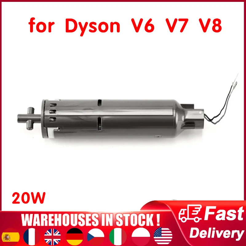 Оригинальный двигатель 20 Вт для пылесоса Dyson V6 V7 V8, аксессуары для пылесоса с щеткой и мотором
Оригинальный двигатель 20 Вт для пылесоса Dyson V6 V7 V8, аксессуары для пылесоса с щеткой и мотором