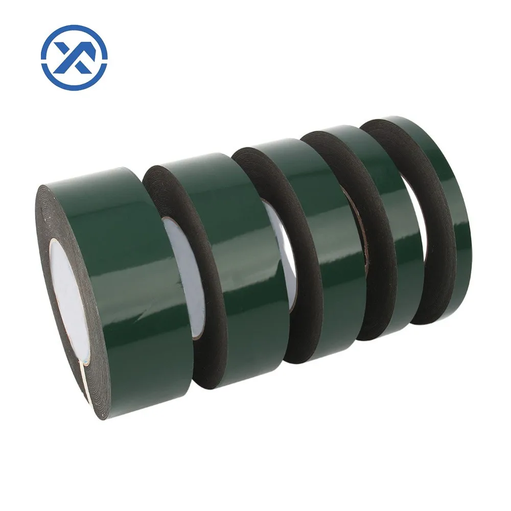 PE Foam Double-Sided Tape Green Film Black Foam Adhesive Strong Sponge Tape High Stick Foam Double-Sided Tape
PE Foam Double-Sided Tape Green Film Black Foam Adhesive Strong Sponge Tape High Stick Foam Double-Sided Tape