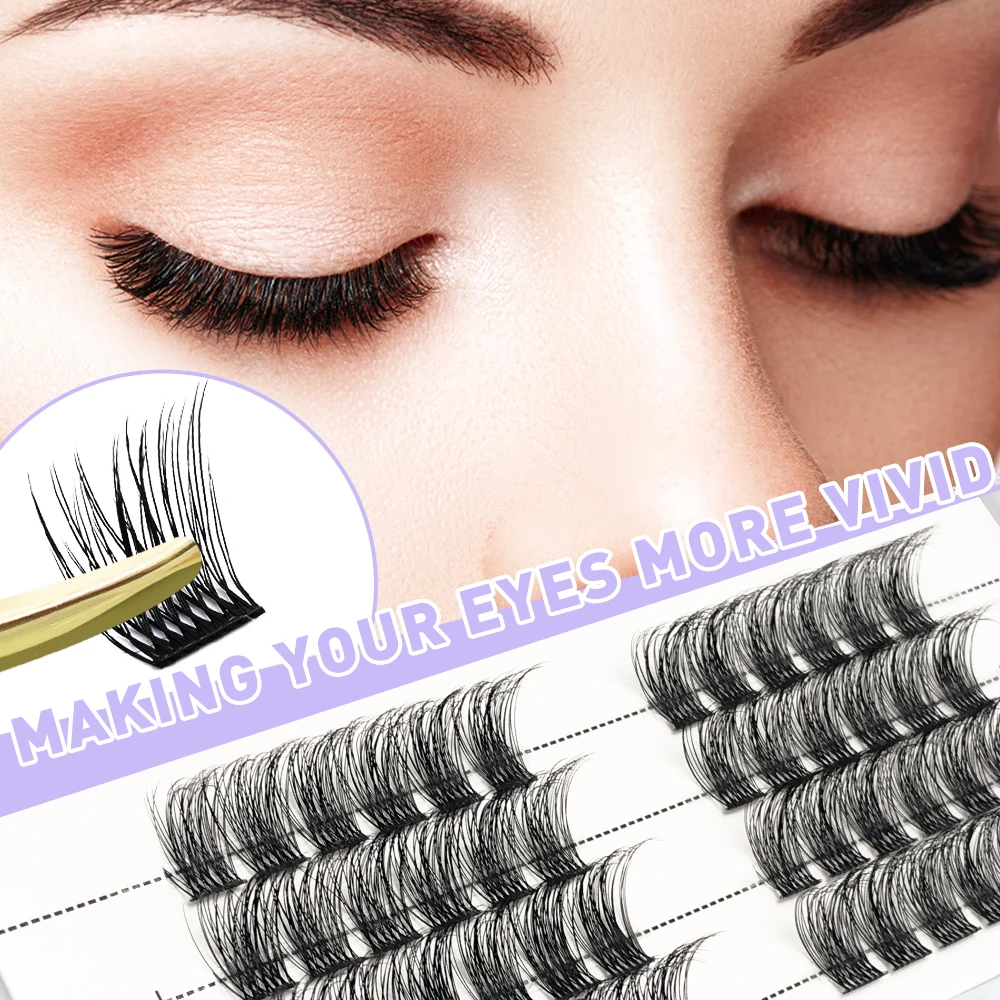 Segmented Lashes 48 Clusters Soft False Eyelashes Extension Bulk Items Wholesale Dovetail Self-adhesive Brown Nature Eye Lash
Segmented Lashes 48 Clusters Soft False Eyelashes Extension Bulk Items Wholesale Dovetail Self-adhesive Brown Nature Eye Lash