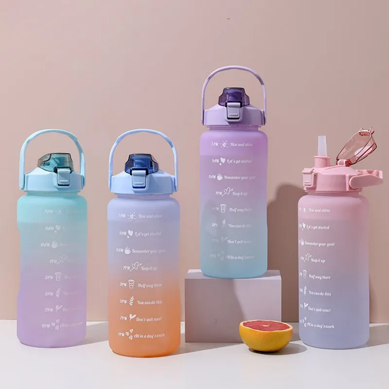 2 литра, бутылка для воды, мотивирующая Спортивная бутылка для воды с маркером времени, портативные многоразовые пластиковые чашки для занятий спортом на открытом воздухе, фитнеса
2 литра, бутылка для воды, мотивирующая Спортивная бутылка для воды с маркером времени, портативные многоразовые пластиковые чашки для занятий спортом на открытом воздухе, фитнеса