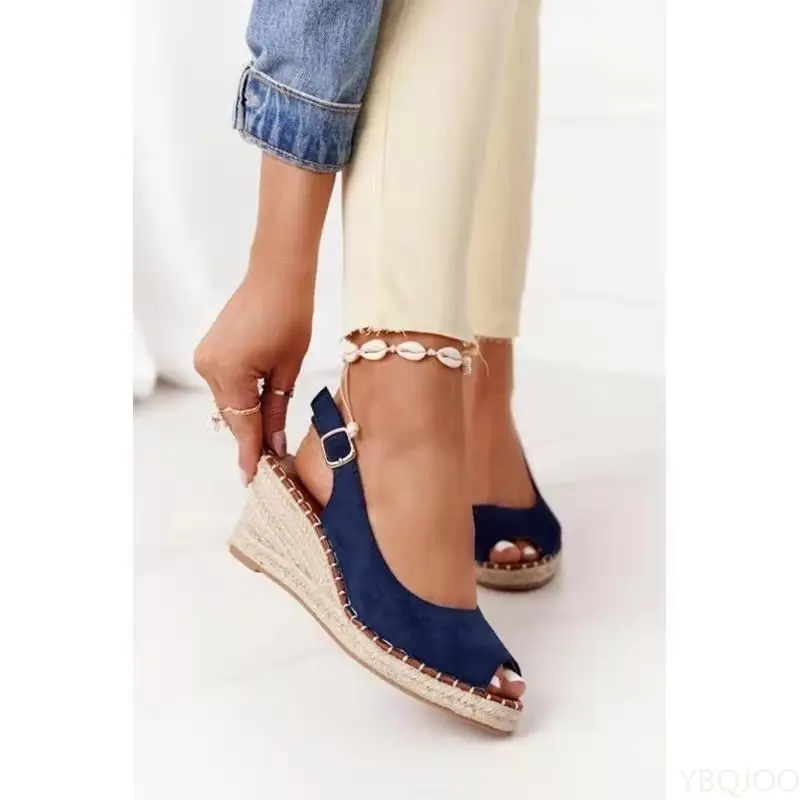 Summer Women Heels Casual Open Toe Platform Shoes Buckle Wedge Chaussure Femme Mid Pumps Heel Women Shoes for Women 2021 Fashion
Summer Women Heels Casual Open Toe Platform Shoes Buckle Wedge Chaussure Femme Mid Pumps Heel Women Shoes for Women 2021 Fashion