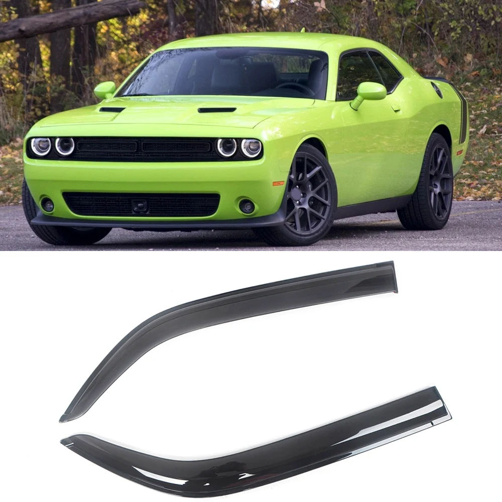 For Dodge Challenger 2008-2016 Auto Black Tinted Car Side Window Visor Guard Vent Awnings Shelters Rain Guard Door Ventvisor
For Dodge Challenger 2008-2016 Auto Black Tinted Car Side Window Visor Guard Vent Awnings Shelters Rain Guard Door Ventvisor