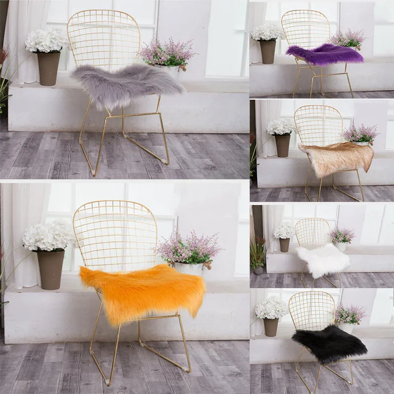 Plush Seat Cushion Chair Cushions Soft Fluffy Faux Fur for Home Office Restaurant Pads Carpet Decoration Washable 40*40cm/pc
Plush Seat Cushion Chair Cushions Soft Fluffy Faux Fur for Home Office Restaurant Pads Carpet Decoration Washable 40*40cm/pc