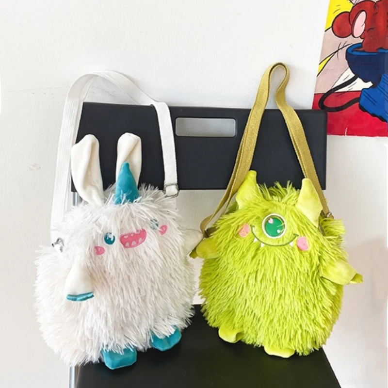 Disney Cute Cartoon Kawai Funny Monster Mike Bag Plush Doll Messenger bag Women's bag A gift for a girl
Disney Cute Cartoon Kawai Funny Monster Mike Bag Plush Doll Messenger bag Women's bag A gift for a girl