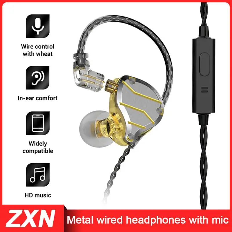 QKZ ZXN Noise Cancelling Earphones HIFI Bass Earbuds in Ear Monitor Metal Headset Smartphone Headphone In-ear with Microphone
QKZ ZXN Noise Cancelling Earphones HIFI Bass Earbuds in Ear Monitor Metal Headset Smartphone Headphone In-ear with Microphone