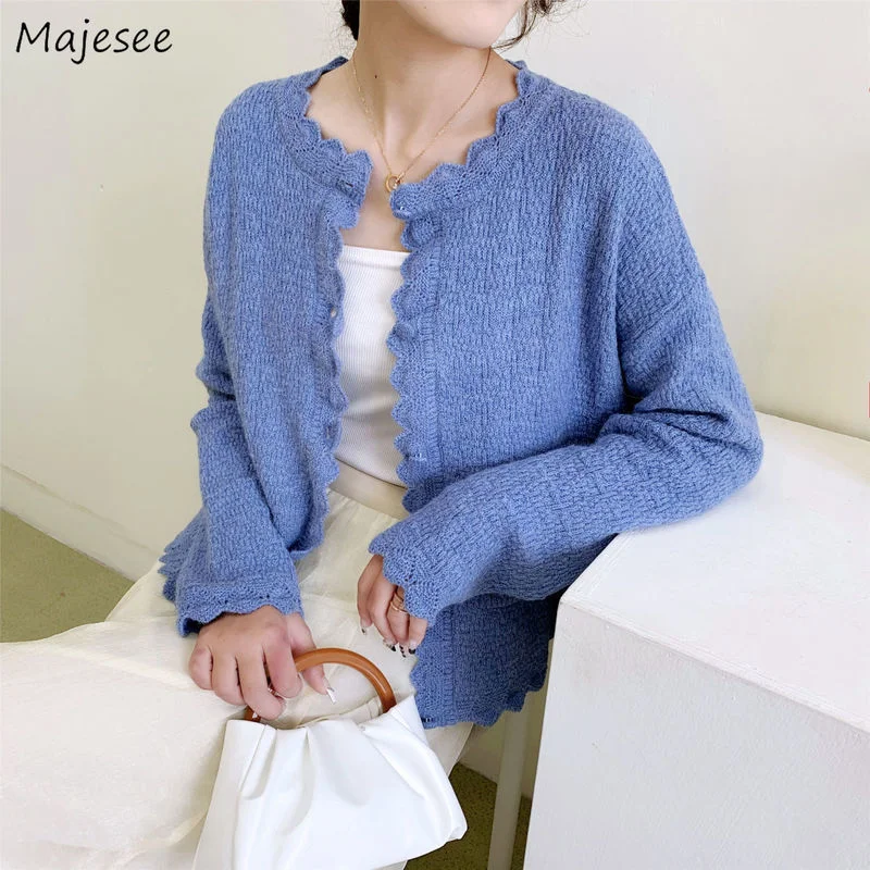 Cardigan Women Sweet Solid Lovely Korean Style Casual Trendy All-match Basic Fashion Design Ins Soft Cozy Stretchy Loose Cute
Cardigan Women Sweet Solid Lovely Korean Style Casual Trendy All-match Basic Fashion Design Ins Soft Cozy Stretchy Loose Cute