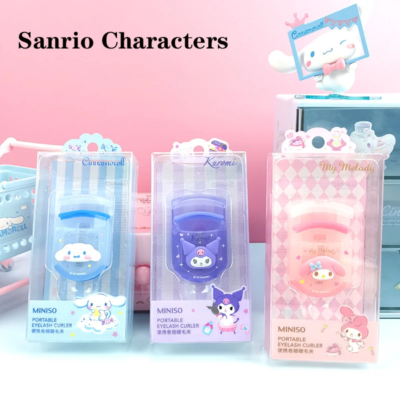 Sanrio Eyelash curler kuromi Cinnamoroll My Melody girl Portable Eyelash Curler Curling Beauty Lasting Shaping Eye Makeup Tool
Sanrio Eyelash curler kuromi Cinnamoroll My Melody girl Portable Eyelash Curler Curling Beauty Lasting Shaping Eye Makeup Tool