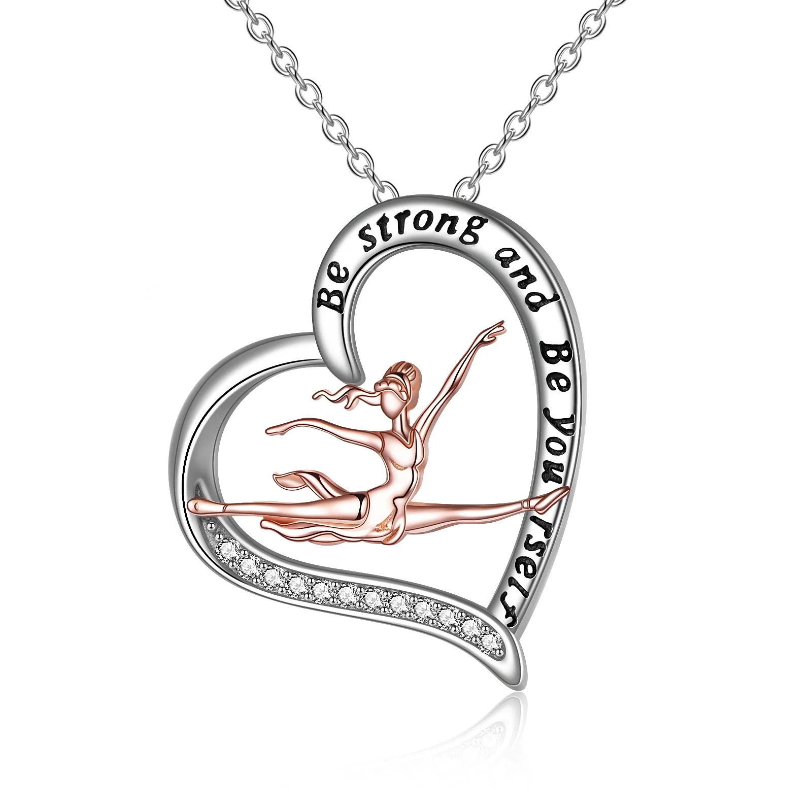 Sterling Silver Ballet Dancer Ballerina Necklace Recital Jewelry for Women Dancer
Sterling Silver Ballet Dancer Ballerina Necklace Recital Jewelry for Women Dancer