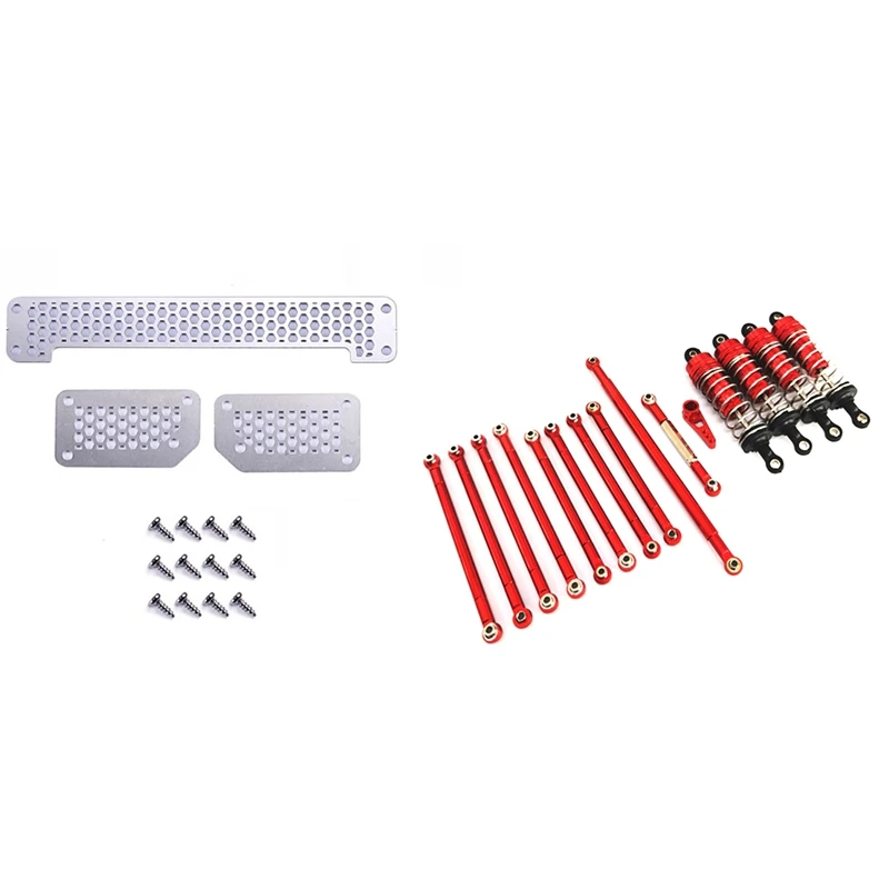 Front Intake Grille Mesh Grille With Pull Rod Steering Link Rod Shock Absorber Set For MN86S MN86 MN86K MN G500 RC Car
Front Intake Grille Mesh Grille With Pull Rod Steering Link Rod Shock Absorber Set For MN86S MN86 MN86K MN G500 RC Car